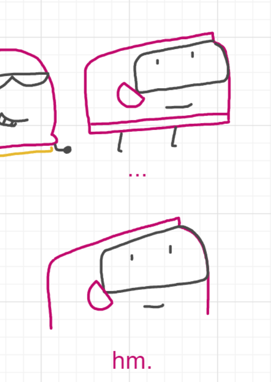 A panel from Running Duos, episode four of the Board Boards object show by Furretwalk/WalkingFurret.